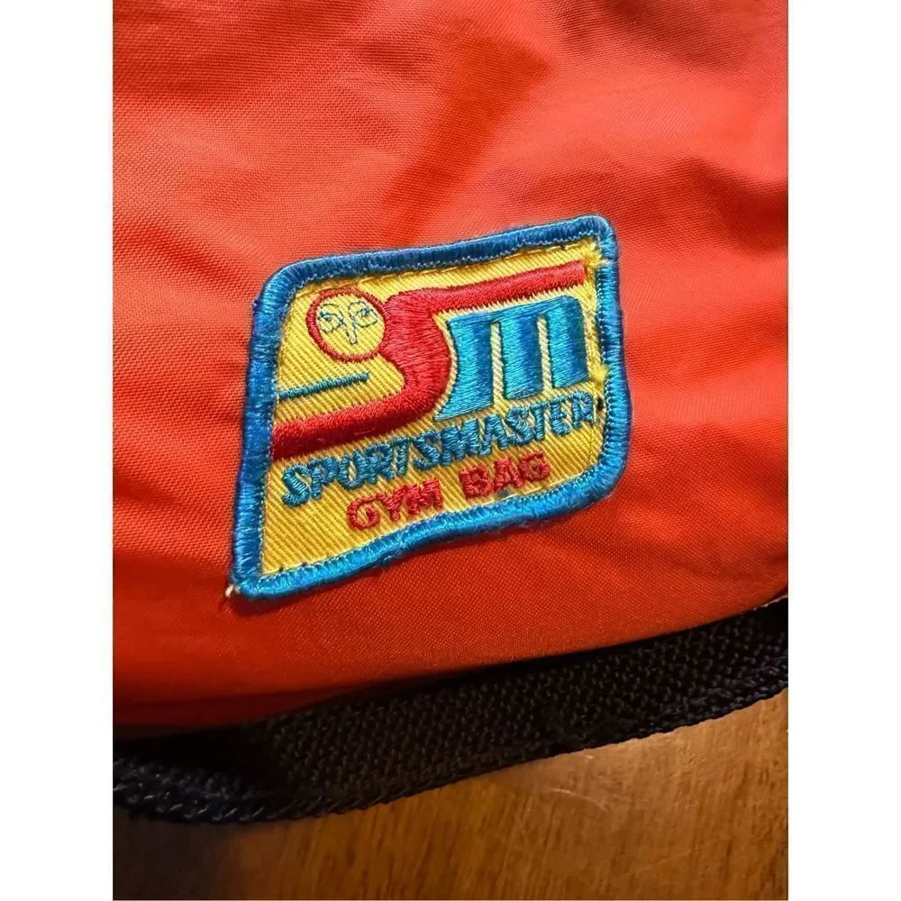 Vintage Sportsman Orange 19” Duffel Bag Nylon and Zipper